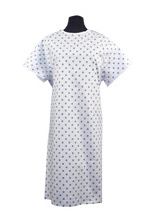 velcro hospital gown