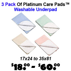 Platinum Care Pad 3 Pack