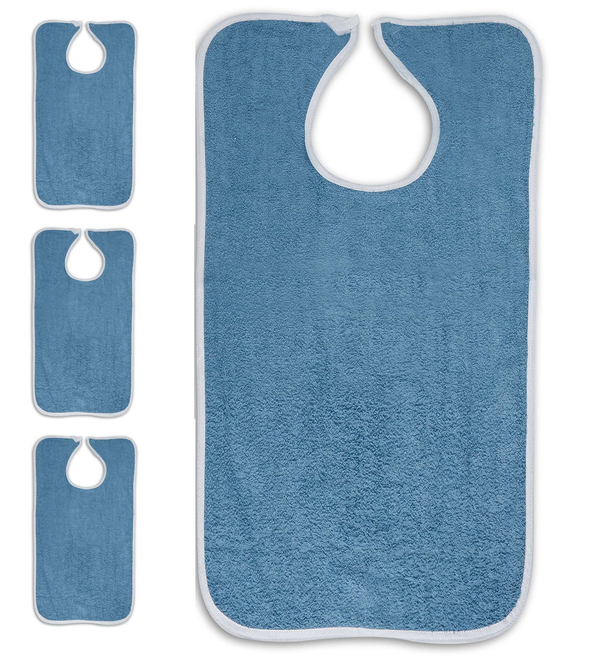bibs with snap closure