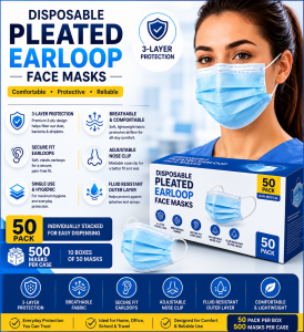 blue facemasks